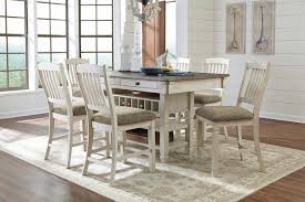 W 19 x d 18 h 38 read more The Bolanburg Antique White 7 Pc Rectangular Counter Height Dining Set Available At Affordable Furniture Serving Avon Ma