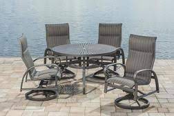 Backyard Creations Legacy 5 Piece Dining Patio Set From Menards 1 332 33 Patio Furniture Collection Patio Lounge Furniture Rustic Patio Furniture
