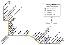 Valley Metro Light Rail Map File:map Valley Metro Rail Phoenix Arizona.png - Wikipedia