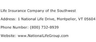 When do i need my policy number? Life Insurance Company Of The Southwest Address Contact Number Of Life Insurance Company Of The Southwest
