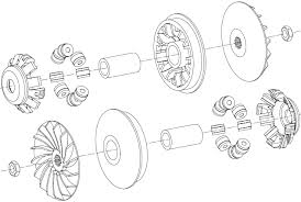 patror rolling roller in cvts variators