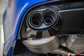Crushin Hard On A 4 Door Hatchback Supercar Nogaro Blue Rs7 Akrapovic Exhaust Install Advanced Automotive Accessories Super Cars Hatchback Installation