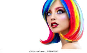 88+ Thousand Rainbow Colour Model Face Beauty Glamour Royalty-Free Images,  Stock Photos & Pictures