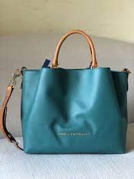Dooney Bourke City Large Barlow Satchel Leaf Green Leather Handbag Accessories Money Bag Purses