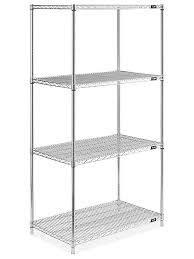 chrome wire shelving unit 36 x 24 x