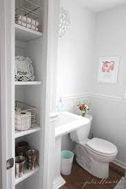 A half bath needs to contain, at a minimum, a toilet, a sink, and a mirror. Half Bath A Small Bathroom Remodel On A Budget