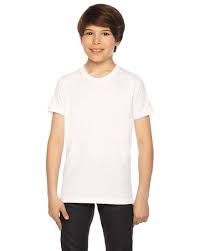 American Apparel Bb201w Youth Poly Cotton T Shirt
