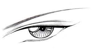 Also emphasize the eyelid by drawing a thin line just above the upper eye line that was drawn in step #1. How To Draw Male Eyes Part 1 Manga University Campus Store Eye Drawing Tutorials Eye Drawing Male Eyes
