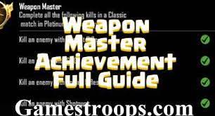 How To Earn Pubg Mobile Weapon Master Achievement Guide