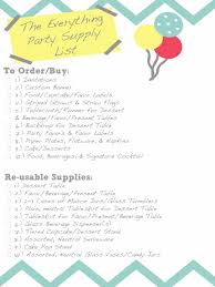 Birthday Party Supplies List Party Supply Checklist Birthday Party Supplies Checklist Birthday Party Supplies List Party Supplies Checklist