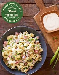 Ranch Tortellini Salad Hidden Valley Ranch Recipe Summer Pasta Dishes Tasty Pasta Tortellini Recipes