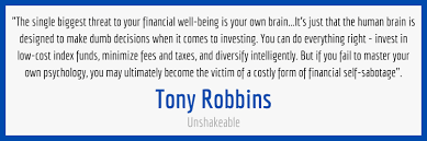 Sabotage quotations by authors, celebrities, newsmakers, artists and more. Financial Self Sabotage Quote From Unshakeable By Tony Robbins Trading Paradigm