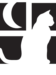 Katze Auf Der Fensterbank Und Mond Im Hintegrund Katze Kurbis Schnitzen Kurbisschnitzmuster Kurbis Schnitzvorlagen