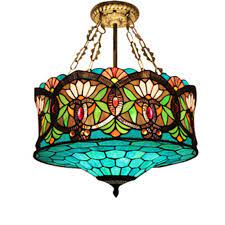 Beautiful tiffany style ceiling lamp lights stained glass bed/living room gift. 3 Light Retro Tiffany Ceiling Light Baroque Floral Stained Glass Chandelier Lamp Ebay