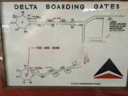 Atlanta airport is a primary hub for delta airlines—as well as hosting delta's corporate headquarters and technical operations centre—and acts as a focus city for. Airline Maps Delta Atlanta Airport Boarding Gates Late 1970s A