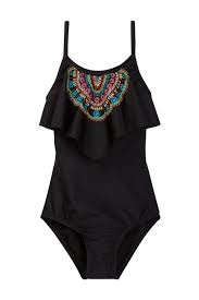 Hobie A Stitch In Time One Piece Swimsuit Big Girls Nordstrom Rack