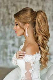Get Great Hair 80 Bridal Inspired Diy Hairstyles For Every Member Of Your Wedding Party Davinci Bridal Blog Wedding Ponytail Tail Hairstyle Bridal Ponytail