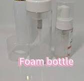 Clear Transparent 50ml 100ml 120ml 150ml 200ml 250ml Foam Pump Facial Foam  Mousse Bottle Pet Cosmetic Plastic Foam Soap Bottle