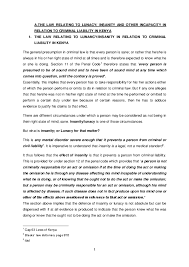 Doc Insanity Lunacy In Criminal Liability In Kenya Peter Kaimba Academia Edu