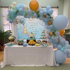 Winnie The Pooh Theme Baby Shower Disney Baby Shower Baby Bear Baby Shower Boy Baby Shower Themes