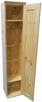 storage locker cabinet (unfinished pine