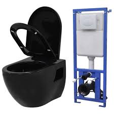 Wc suspendu sans bride noir. Wc Suspendu Noir Cdiscount Bricolage