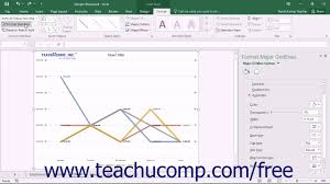 Excel 2016 Tutorial Formatting Gridlines Microsoft Training Lesson