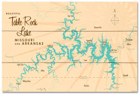 Table Rock Lake Missouri Wood Sign Map Art Etsy Wood Signs Table Rock Table Rock Lake