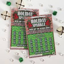 How To Creatively Gift Nj Lottery Holiday Instant Games Ticket Design Holiday Sparkle Lottery