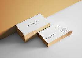 Gold Edges Business Card Mockup Business Card Mock Up Gold Edge Business Card Gold Business Card