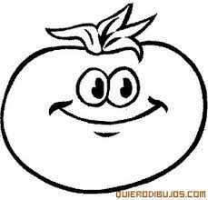 Dibujo Tomate Para Colorear