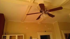 Cracks in the ceiling can be caused by many different causes. Faux Ceiling Beams My Husband Made To Hide The Cracks I Caulked And Painted Though Faux Ceiling Beams Ceiling Beams Basement Refinishing