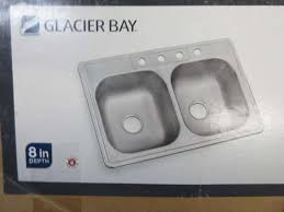 glacier bay brushed stainless steel