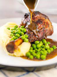 Alternately place in a food processor or blender . Minted Lamb Shanks Perfectly Oven Braised With Gravy Krumpli