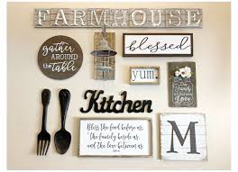 Ideas for one wall kitchen design, including layouts for appliances and accessories, plus single wall wih island layouts, and unique decor inspiration. Farm Kitchen Wall Decor Ideas Farmkitchenwalldecorideas In 2021 Kitchen Decor Wall Art Kitchen Gallery Wall Farm Kitchen Decor
