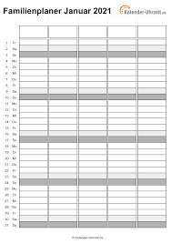 Gratis wochenkalender zum ausdrucken (excel format). Kalender 2021 Zum Ausdrucken Kostenlos