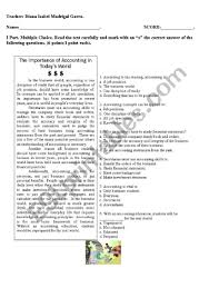 Financial accounting march 2011 exam paper icaew.pdf. Accounting Exam Part One Esl Worksheet By Dianna Madrigal