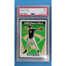 Mirroring the 2020 edition, this curated set highlights jeter alongside players that he picked. 1993 Topps Derek Jeter Rookie 98 Psa 5 Ex New York Yankees Rc Sc03 633