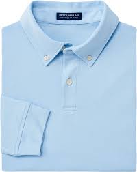 Wear who you are · designs by top artists · cover yourself in cool Peter Millar Crown Crafted Champ Long Sleeve Golf Shirts