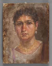 Limestone portrait of lady from Palmyra, Syria