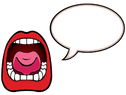 Open Mouth With Speech Bubble Vector Illustration Speech Bubble Vector Illustration Bubbles