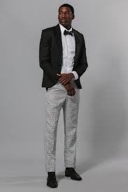 Black And White Checkered Jacket Peak Lapel Black Blazer Black White Checkered Pants Black Blazers Checker Pants Black Blazer