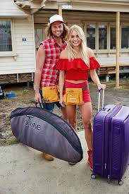 After winning television series the block last year, elyse knowles has certainly kept busy. American Tourister Australia New Zealand The Block 2017 Winners With Their Purple Curio Case Congrats Josh And Elyse Facebook