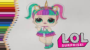 Связаться со страницей desene de colorat pentru copii в messenger. Desenez Papusa Lol Lol Unicorn Surprise Doll Papusa L O L Desenam Si Coloram Pt Copii Youtube
