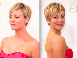 Elegantly dressed in a sleeveless black tea length gown with matching high heels kaley cuoco dazzled while walking down the red carpet of glamour magazine's women of the year awards on june 2nd, 2015. Pin On Short Hurrr Don T Currr
