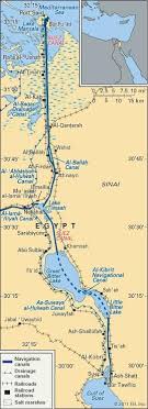 Suez Canal Suez Egypt Map Map