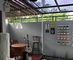 Atap canopy mampu bertahan hingga sepuluh tahun, lho. 9 Pilihan Desain Atap Dapur Minimalis Segar Bebas Sumpek