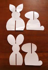 Osterhase vorlage osterhase schablone pdf din a4. Bunte Hasen Lastminute Diy Deko Hoch Drei