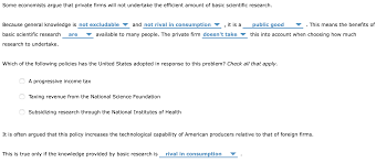 Solved Some Economists Argue That Private Firms Will Not Chegg Com