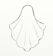 How To Draw A Ghost Ghost Tattoo Easy Halloween Drawings Ghost Drawing